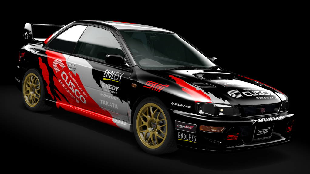 Subaru Impreza 22B STi, skin cusco_black