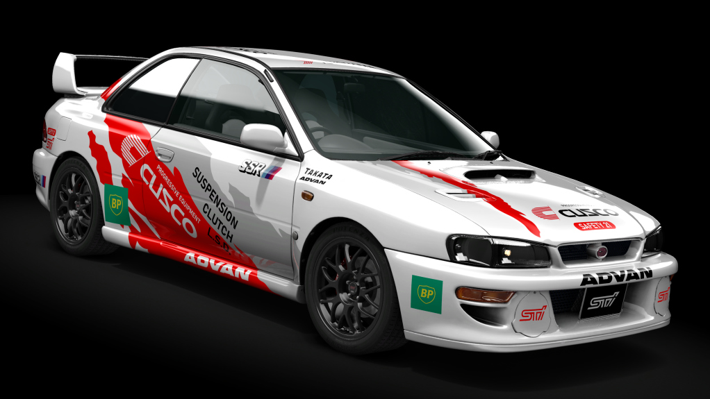 Subaru Impreza 22B STi, skin cusco_white