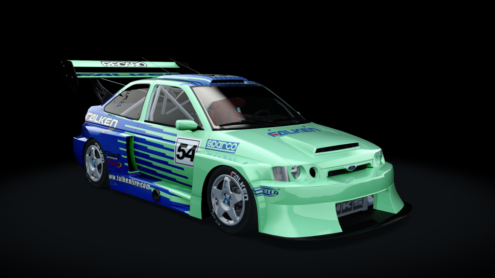Ford Escort Cosworth Hillclimb, skin falken