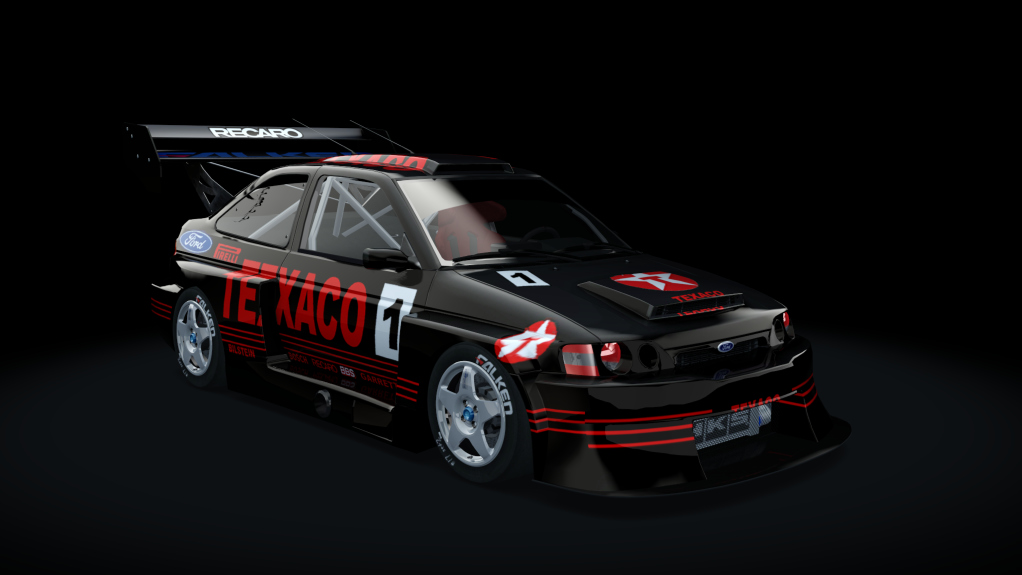 Ford Escort Cosworth Hillclimb, skin texaco
