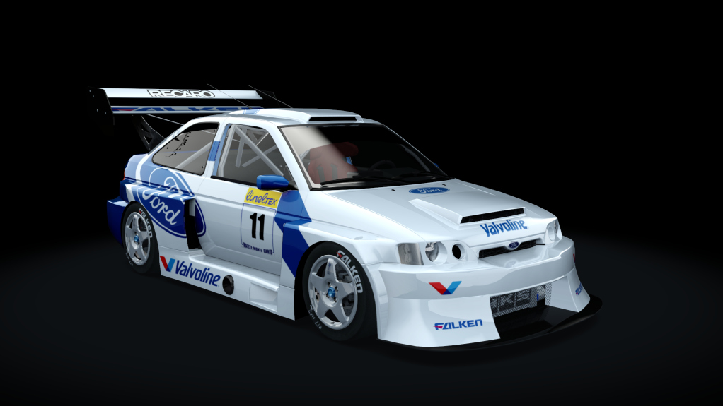 Ford Escort Cosworth Hillclimb, skin valvoline